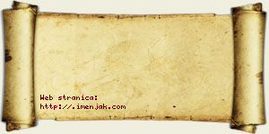 Tijana Smiljanić vizit kartica